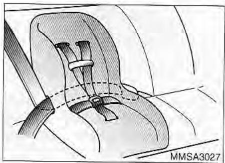 KIA Magentis MS (2000-2005) - CEINTURE DE SECURITE PASSAGER MISE EN MODE DE VERROUILAGE AUTOMATIQUE - 1