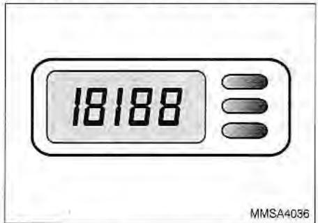 KIA Magentis MS (2000-2005) - ÉQUIPEMENT   INTÉRIEUR   HORLOGE NUMÉRIQUE - 1