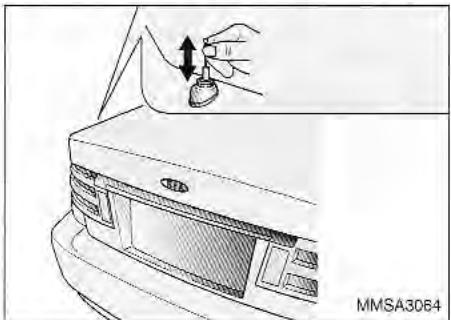 KIA Magentis MS (2000-2005) - ANTENNE ANCENTNEMANUELLE (SELON L'ÉQUIPEMENT) - 1