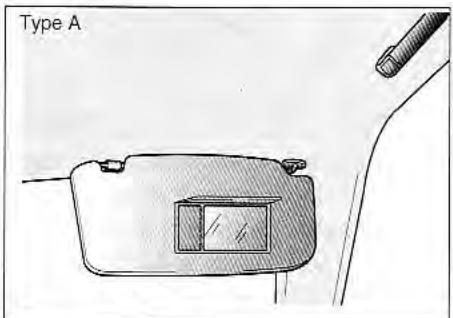 KIA Magentis MS (2000-2005) - MIROIR DE COURTOISIE (SELON L'ÉQUIPEMENT) - 1