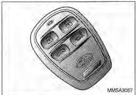 KIA Magentis MS (2000-2005) - SYSTEME D'ENTREE SANS CLE (SELON L'ÉQUIPEMENT) - 1