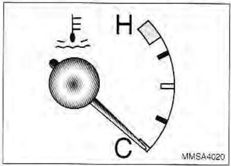 KIA Magentis MS (2000-2005) - INDICATEUR DE TEMPERATURE (MOTEUR) - 1