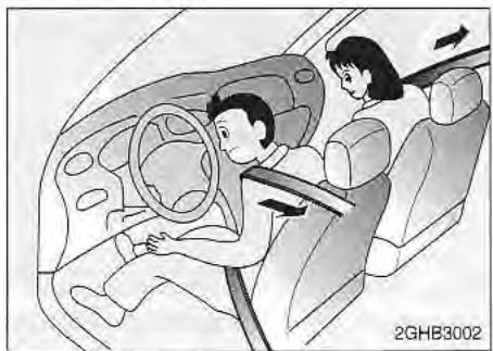 KIA Magentis MS (2000-2005) - PRÉTENDEURS DES CEINTURES DE SECURITE - 1