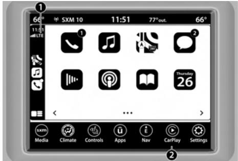 JEEP Renegade Phase 2 (2018-2022) - Apple CarPlay ^MD et couverture de données LTE - 1