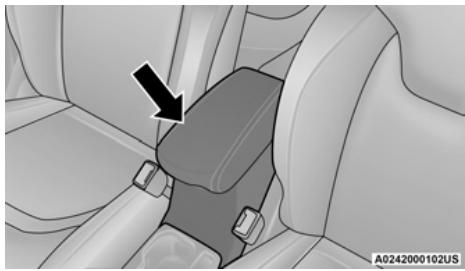 JEEP Renegade Phase 2 (2018-2022) - Compartment de rangement de la console - 1