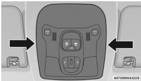 JEEP Renegade Phase 2 (2018-2022) - Remplacement des ampoules intérieures Éclairage d'accueil avant - 1
