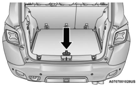 JEEP Renegade Phase 2 (2018-2022) - EMPLACEMENT DU CRIC ET RANGEMENT DE LA ROUE DE SECOURS - 1