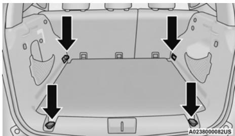 JEEP Renegade Phase 2 (2018-2022) - Ancrage de la charge - 1