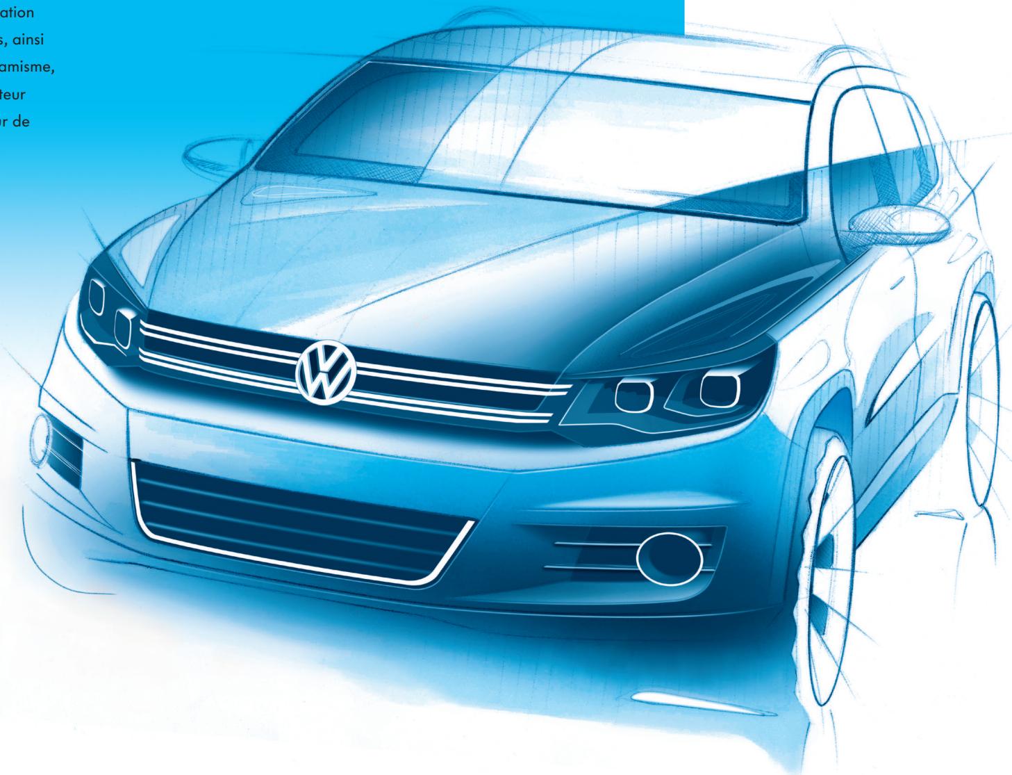 VOLKSWAGEN Tiguan 5N Phase 2 (2011-2016) - Pack 'R-line' avec jantes 19" pour finitions 'Sportline' et 'Carat' - 1