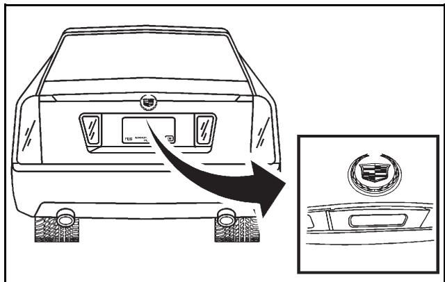 CADILLAC STS (2011) - Dégagement du couvercle du coffre - 1