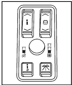 CADILLAC STS (2011) - Boutons du centralisateur informatique de bord (version supérieure) - 1