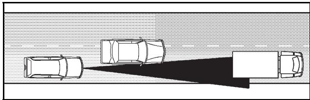 CADILLAC STS (2011) - Changements de file des autres véhicules - 1
