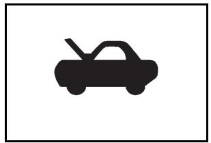 CADILLAC STS (2011) - HOOD AJAR (capot entrouvert) - 1