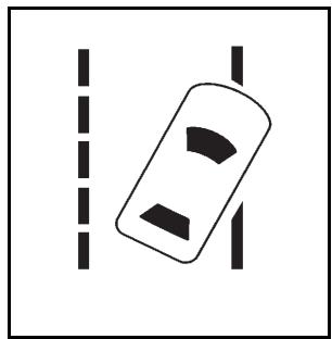 CADILLAC STS (2011) - Témoin d'avertissement de changement de voie (LDW) - 1