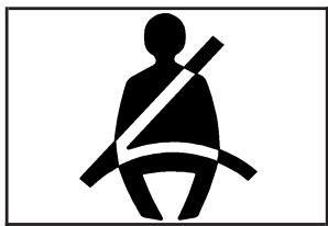 Saturn Vue 2 (2008) - Rappels de ceinture de sécurité Témoin de rappel des ceintures de sécurité - 1