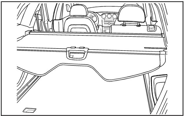 Saturn Vue 2 (2008) - Cache-bagages - 1