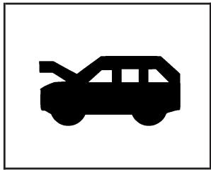 Saturn Vue 2 (2008) - Levier d'ouverture du capot - 1