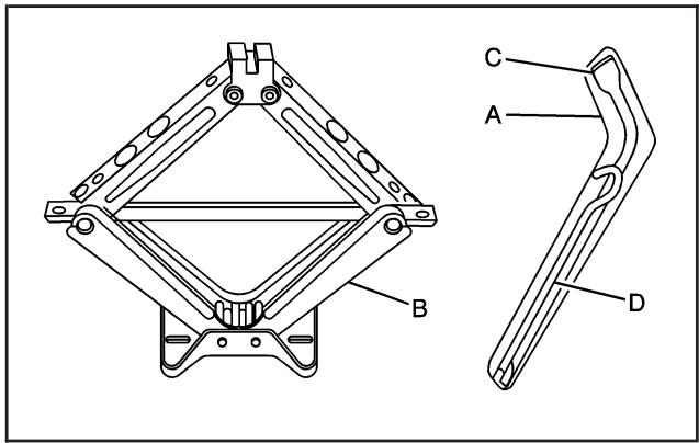Saturn Vue 2 (2008) - Dépose du pneu de secours et des outils - 5