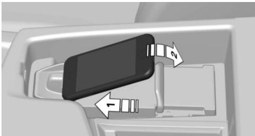 BMW X1 Phase 2 (2019-2022) - Mettre en place le téléphone portable - 1