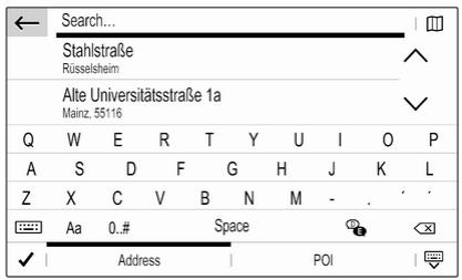Vauxhall Grandland A Phase 2 (2021-2024) - Quick address or POI search - 1