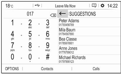 Vauxhall Grandland A Phase 2 (2021-2024) - Entering a phone number - 1