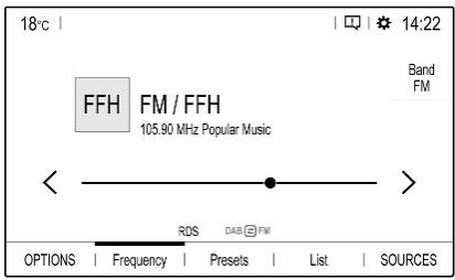 Vauxhall Grandland A Phase 2 (2021-2024) - Activating the radio - 1