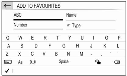 Vauxhall Grandland A Phase 2 (2021-2024) - Keyboards for text input - 1