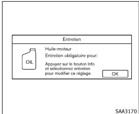 INFINITI M (2011) - Informations sur la maintenance - 1