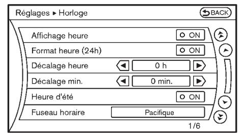 INFINITI M (2011) - Retour Aux Réglages Par Défaut : - 1