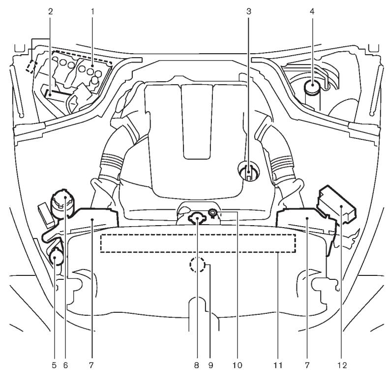 INFINITI M (2011) - MOTEUR VQ37VHR - 1