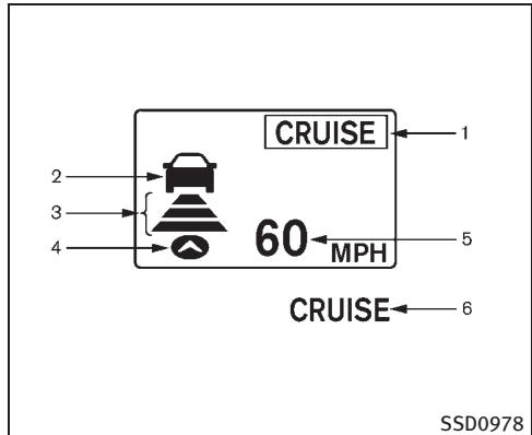INFINITI M (2011) - Commande du régulateur de vitesse intelligent - 1