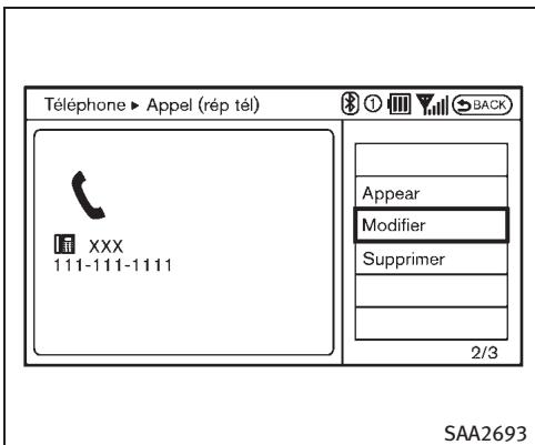 INFINITI M (2011) - Copier du rép tél téléch - 1