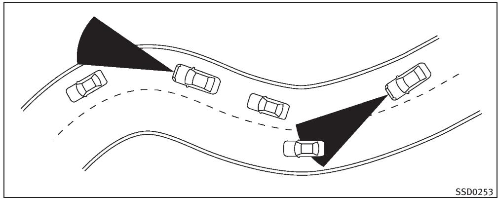 INFINITI M (2011) - FONCTIONNEMENT DU MODE DE CONTROLE DE DISTANCE D'UN VEHICULE À L'AUTRE - 2