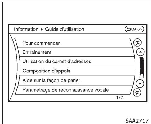 INFINITI M (2011) - Listedes commandedesaide - 1
