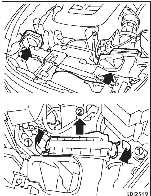 INFINITI M (2011) - FILTRE A AIR - 1