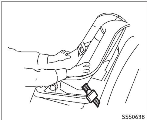 INFINITI M (2011) - Orientéversl'avant fixepar attache-étape2 - 3