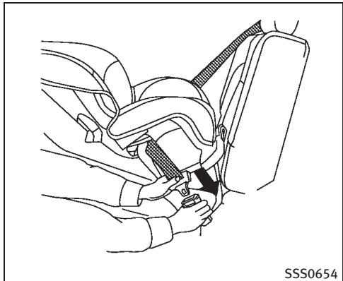 INFINITI M (2011) - Orienté vers l'arrière - étape 1 - 1