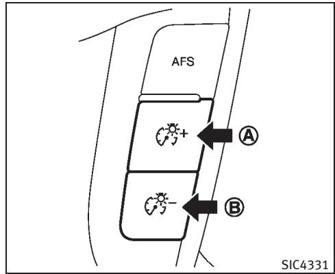 INFINITI M (2011) - La fonction AFS se mettra en marche : - 2
