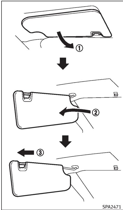 INFINITI M (2011) - PARE-SOLEIL - 1