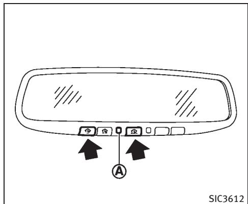 INFINITI M (2011) - PROGRAMMATION DU HomeLink ^MD - 1