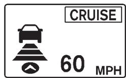 INFINITI M (2011) - Affichage et tímoins indicateur du régulateur de vitesse intelligent - 6