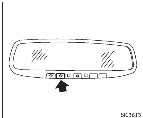 INFINITI M (2011) - PROGRAMMATION DU HomeLink ^MD - 2