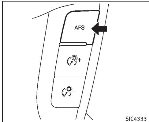 INFINITI M (2011) - La fonction AFS se mettra en marche : - 1