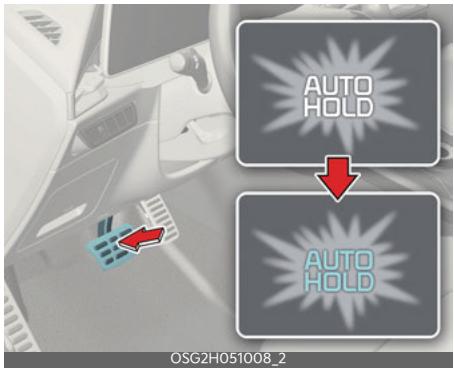 KIA Niro SG2 (2021) - Application de la fonction AUTO HOLD - 2