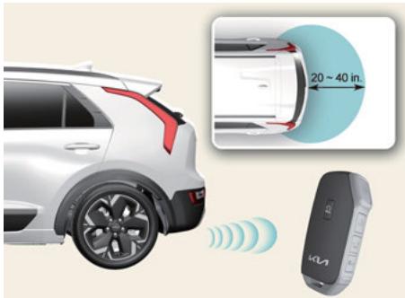 KIA Niro SG2 (2021) - Zone de détection - 1