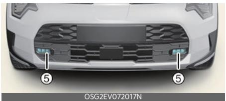 KIA Niro SG2 (2021) - Position d'ampoule de feu (avant) - 3