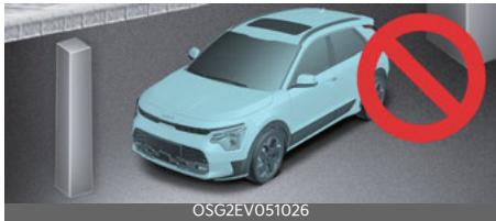 KIA Niro SG2 (2021) - Limites de l'assistance au stationnement à distance intelligente télécommandée - 5
