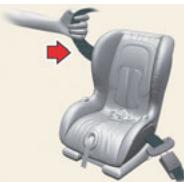 KIA Niro SG2 (2021) - Fixation d'un dispositif de retenue pour enfant avec une ceinture à trois points - 4
