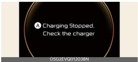 KIA Niro SG2 (2021) - Charge arrêtée. Vérifier le chargeur - 1