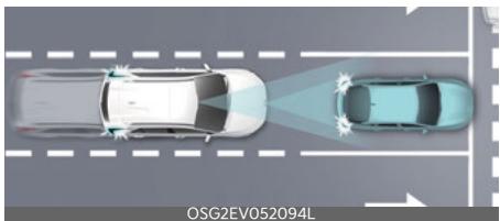 KIA Niro SG2 (2021) - Assistance à l'évitement de collision frontale (FCA) (fusion de capteurs) - 1